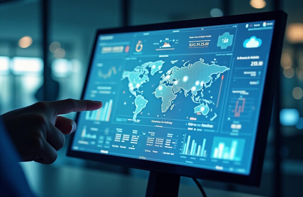 Cloud-based logistics management platform interface