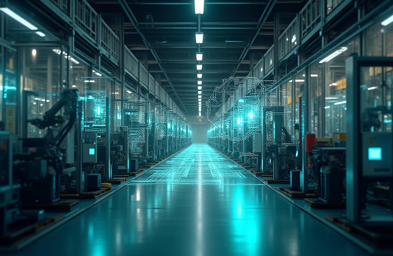 Industry 4.0 IoT sensors and robotics in smart logistics